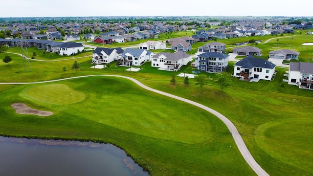 5027 NE Seneca Dr, Ankeny, IA 50021 - aerial perspective of suburban area with a nearby body of water and a local golf course