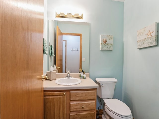 2917 SW Coves Dr, Ankeny, IA 50023 - half bath featuring vanity and toilet