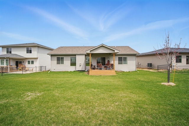 8704 Highland Oaks Dr, Johnston, IA 50131 - rear view of property with a patio and cooling unit