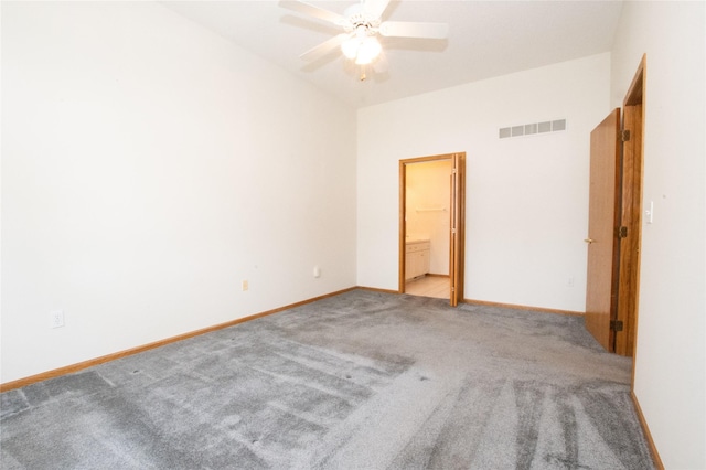 5925 Ep True Pkwy Unit 22, West Des Moines, IA 50266 - unfurnished room with light colored carpet, a ceiling fan, and baseboards