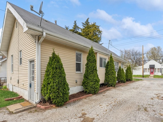 view of side of home
