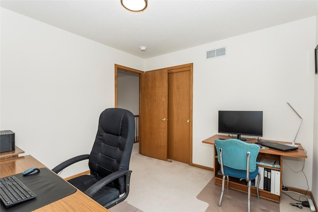 9040 Telford Cir, Johnston, IA 50131 - home office with baseboards and light carpet