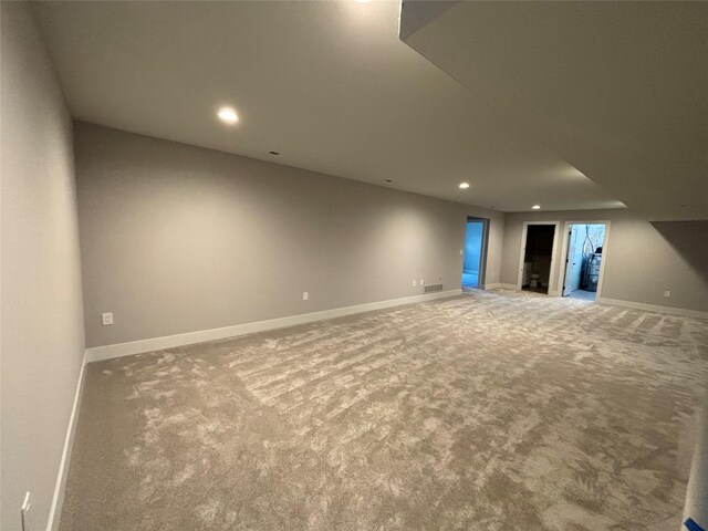 1910 Silver Maple Dr, Norwalk, IA 50211 - carpeted spare room featuring recessed lighting and baseboards