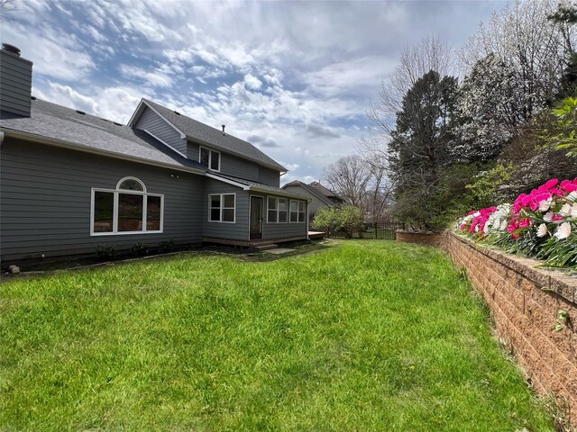2501 Ridgewood Dr, West Des Moines, IA 50265 - view of yard featuring fence