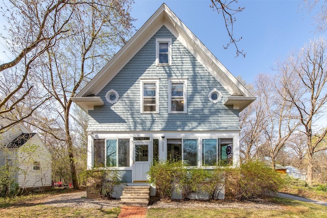 view of rear view of house