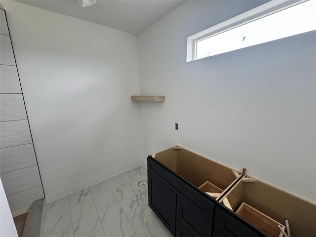 850 NW Frescott Cir, Waukee, IA 50263 - bathroom with marble finish floors and baseboards