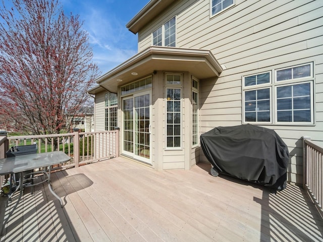 2705 147th St, Urbandale, IA 50323 - deck with grilling area