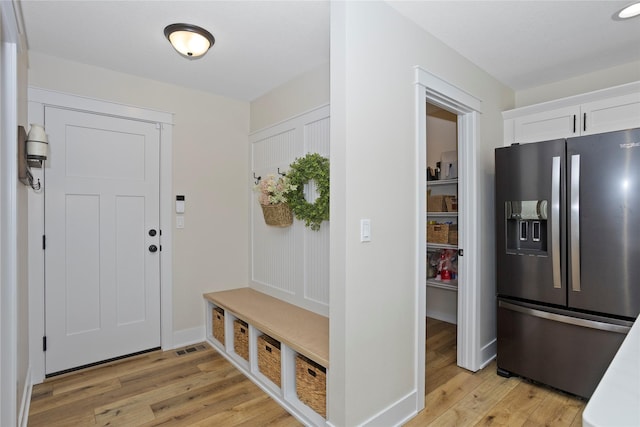 3121 NW 27th Cir, Ankeny, IA 50023 - mudroom featuring light wood-type flooring and baseboards