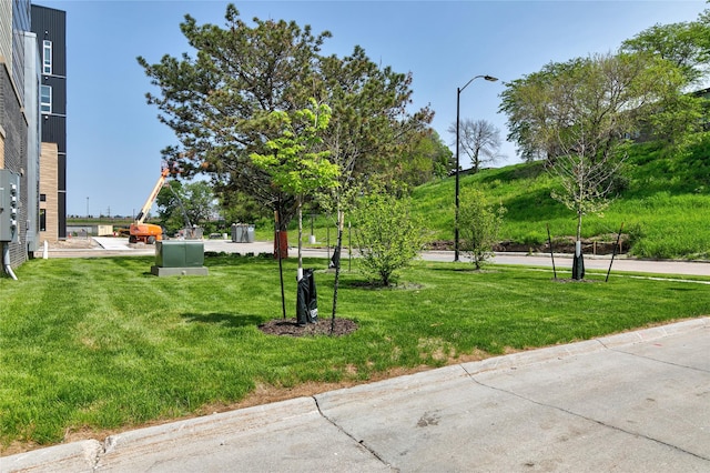 surrounding community featuring a lawn