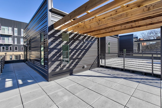 209 Maple St, Des Moines, IA 50309 - view of patio with a pergola