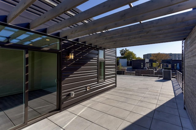 859 E 2nd St, Des Moines, IA 50309 - view of patio / terrace featuring a pergola
