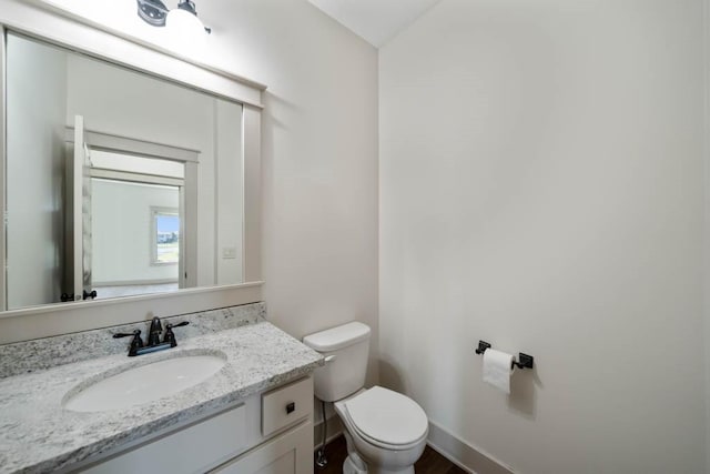 2102 NW 24th St, Ankeny, IA 50023 - half bathroom with toilet and vanity