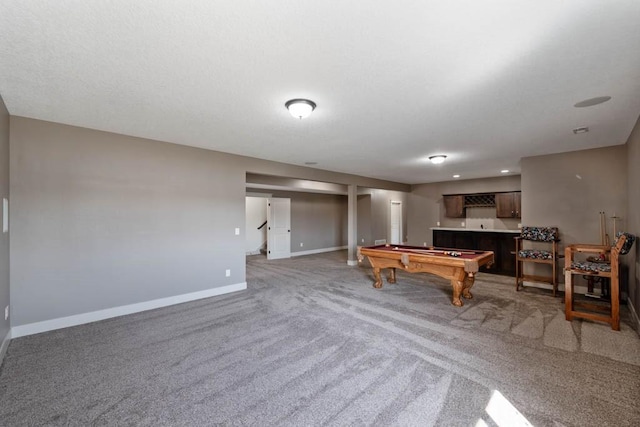 2102 NW 24th St, Ankeny, IA 50023 - rec room featuring billiards table and light carpet
