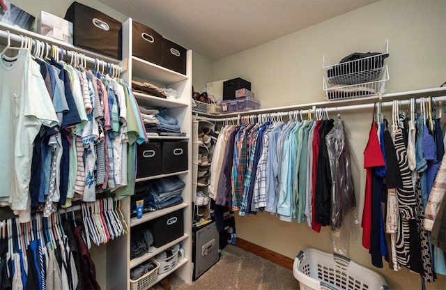 5570 Sunburst Dr, Pleasant Hill, IA 50327 - spacious closet with carpet floors