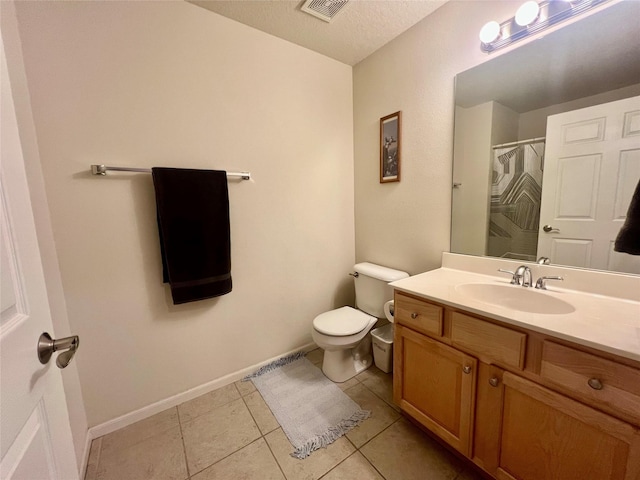 6440 Ep True Pkwy Unit 2307, West Des Moines, IA 50266 - full bath featuring vanity, tile patterned floors, and a shower with shower curtain
