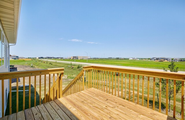 1139 NW Petersen Dr, Waukee, IA 50263 - deck featuring a rural view