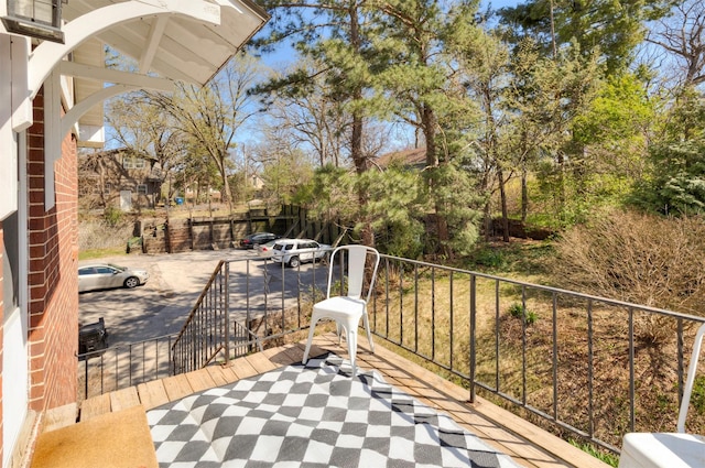 5322 Ingersoll Ave Unit B5, Des Moines, IA 50312 - view of wooden terrace