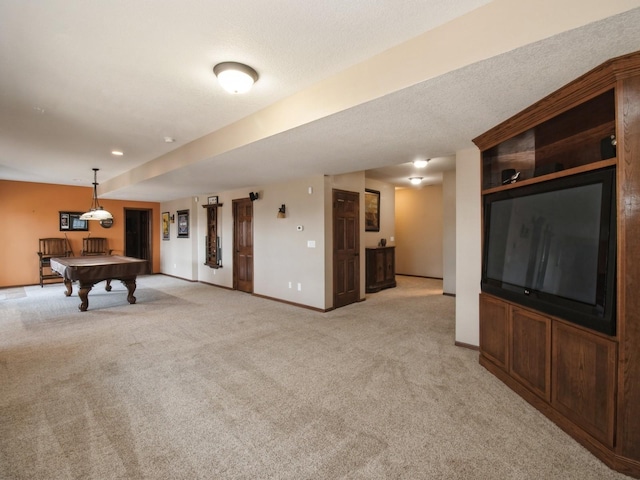1835 SE Hillside Dr, Ankeny, IA 50021 - game room featuring light carpet and pool table