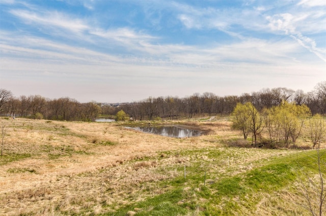 172 Crossroads Dr, Des Moines, IA 50320 - view of yard featuring a water view