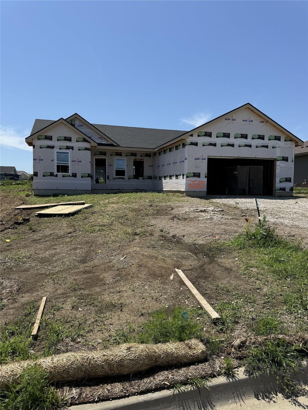 2505 N 8th Ave E, Newton, IA 50208 - property under construction featuring dirt driveway