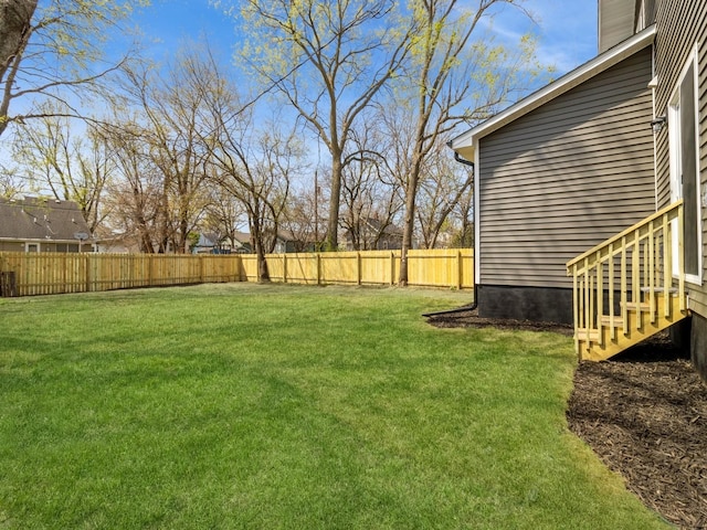 1710 Forest Ave, Des Moines, IA 50314 - view of yard with a fenced backyard