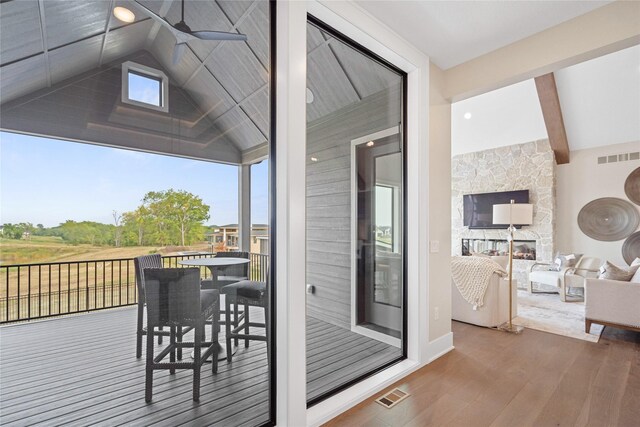 3815 NW 183rd St, Clive, IA 50325 - view of wooden terrace