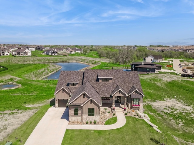 3815 NW 183rd St, Clive, IA 50325 - view from above of property featuring a large body of water
