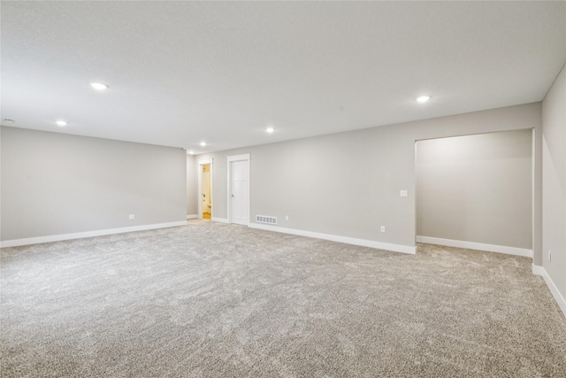 2311 N 8th Ave E, Newton, IA 50208 - finished below grade area featuring recessed lighting and carpet