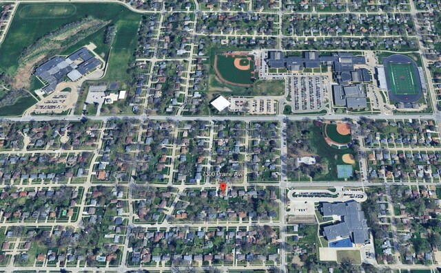 7300 Prairie Ave, Urbandale, IA 50322 - aerial overview of property's location