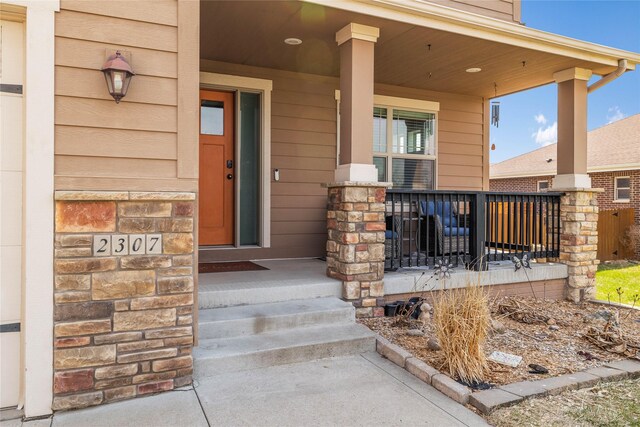 2307 SE 17th St, Ankeny, IA 50021 - property entrance with covered porch