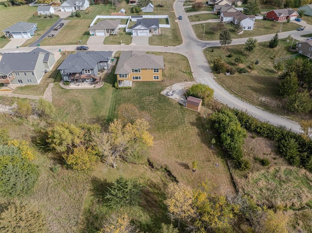 drone / aerial view featuring a residential view