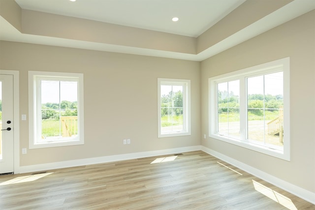 1206 Westview Dr, Huxley, IA 50124 - spare room with light wood-style floors, baseboards, and recessed lighting