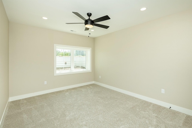 1208 Westview Dr, Huxley, IA 50124 - unfurnished room featuring carpet flooring, recessed lighting, and baseboards