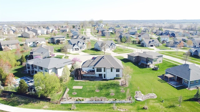 9289 Winterberry Ct, West Des Moines, IA 50266 - aerial view featuring a residential view