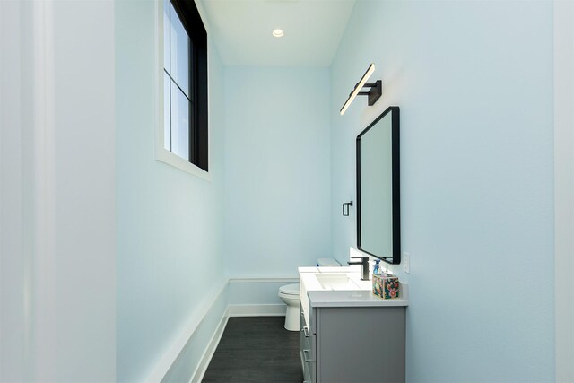 5094 Grand Ridge Dr, West Des Moines, IA 50265 - bathroom with vanity and wood finished floors