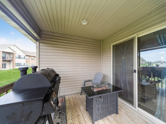 1110 NE 15th Ln, Ankeny, IA 50021 - wooden deck featuring area for grilling