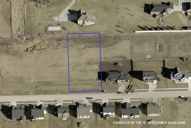 530 Walnut Dr, Huxley, IA 50124 - map / location with property parcel outlined