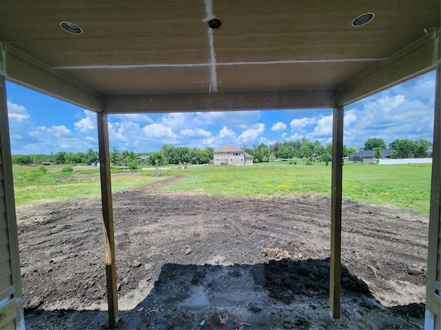 530 Walnut Dr, Huxley, IA 50124 - view of patio / terrace featuring a view of rural / pastoral area