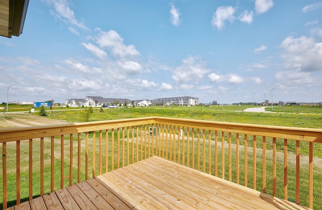 635 NW Compass Ave, Waukee, IA 50263 - deck featuring a yard