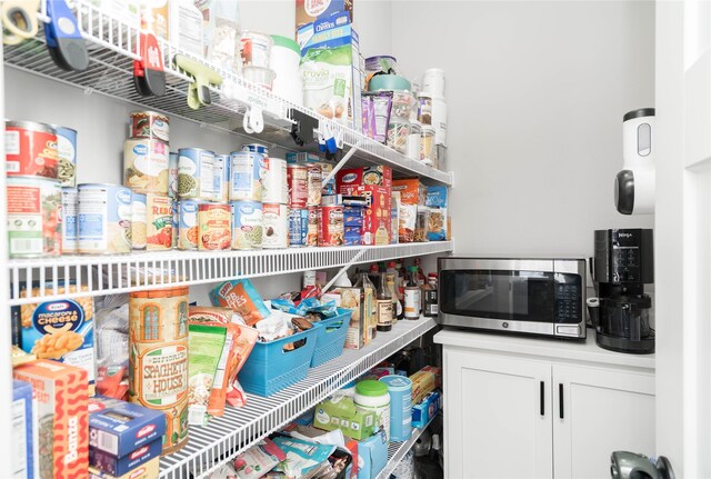 view of pantry