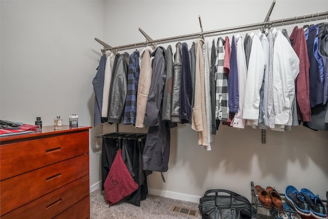 2802 SW Prairie Trail Pkwy, Ankeny, IA 50023 - spacious closet with carpet floors and visible vents