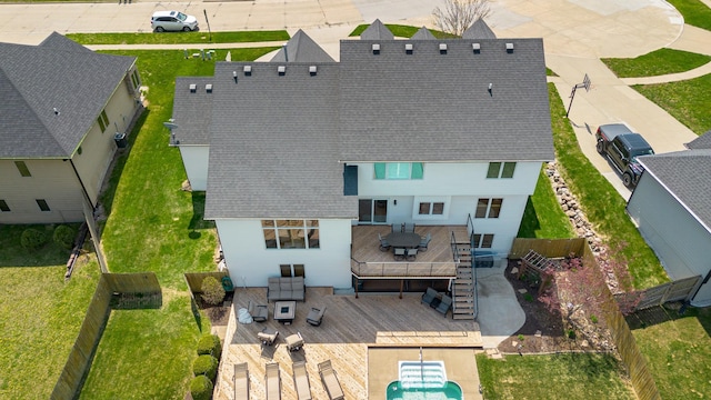 drone / aerial view
