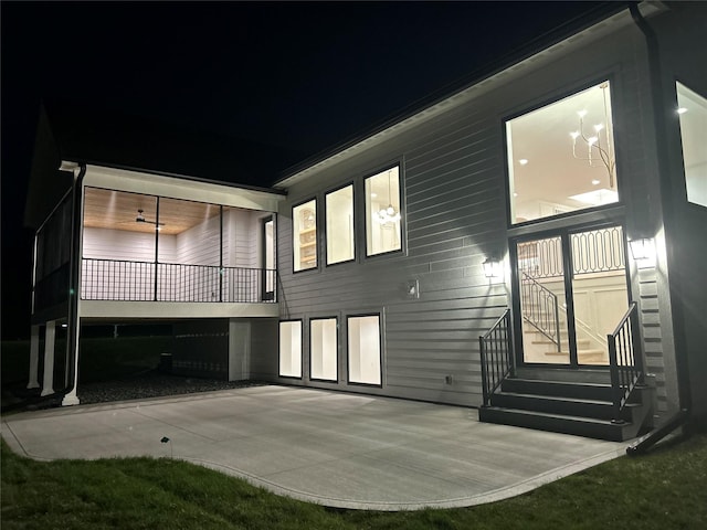 18284 Baxter Pl, Clive, IA 50325 - view of back of house at twilight
