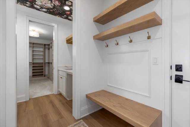 18284 Baxter Pl, Clive, IA 50325 - mudroom with light wood-style flooring