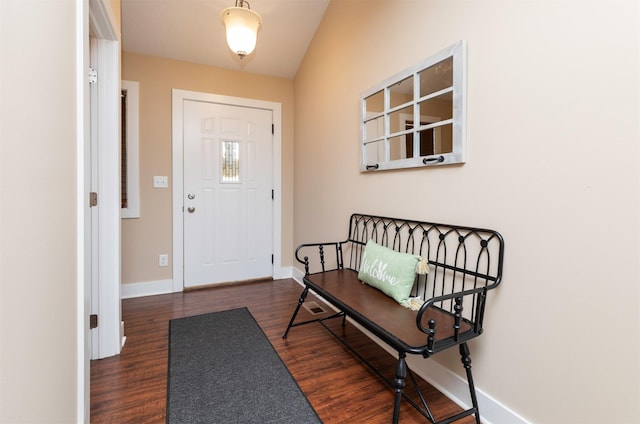 2884 Park Pl, Norwalk, IA 50211 - entrance foyer with wood finished floors and baseboards