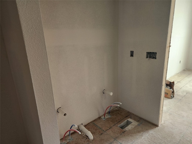 view of laundry area