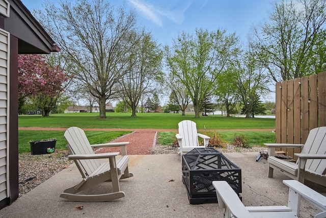 view of patio