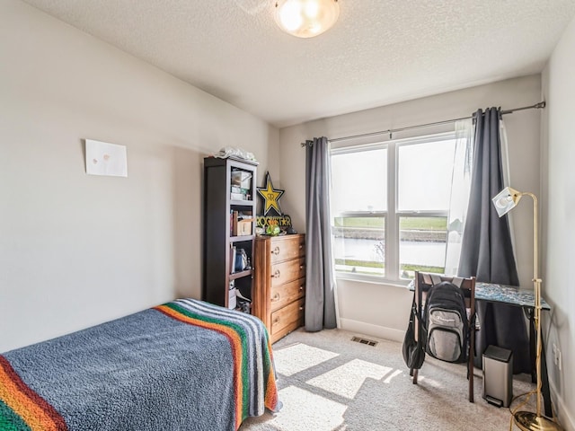2035 SE Parkview Crossing Dr, Waukee, IA 50263 - bedroom featuring carpet floors, a textured ceiling, and baseboards