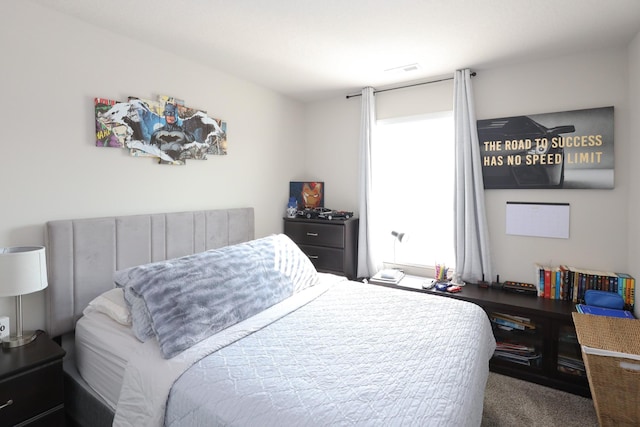 bedroom featuring carpet floors
