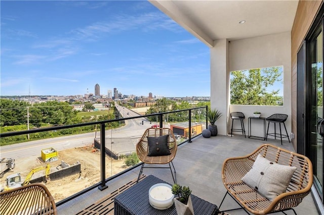 508 Indianola Rd Unit 1, Des Moines, IA 50315 - balcony with a view of city